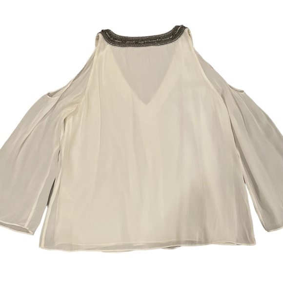 Alice + Olivia Rivera Bell Sleeve Embellished Top - Picture 6 of 13